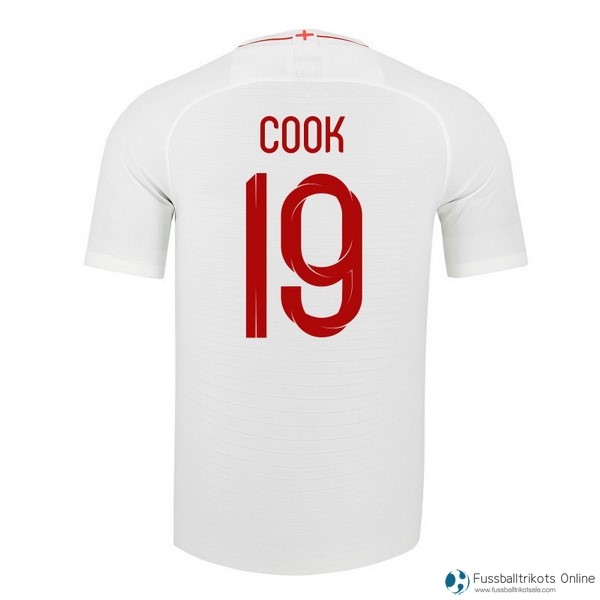England Trikot Heim Cook 2018 Weiß Fussballtrikots Günstig